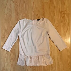Club Monaco Elegant Cream Blouse
